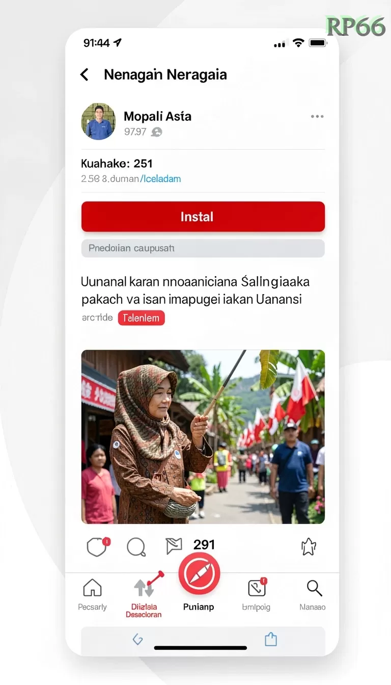 Cuplikan layar GADING22 — halaman utama