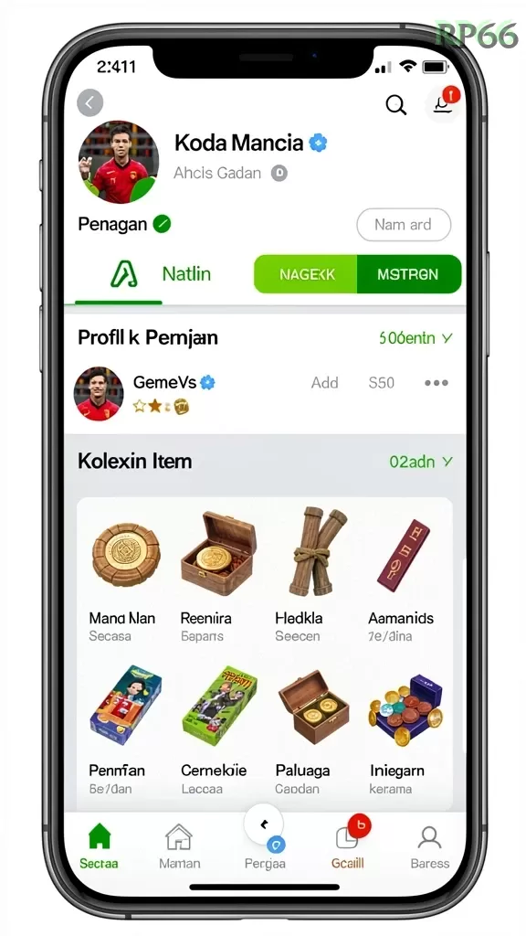 Cuplikan layar DEWI222 — halaman utama